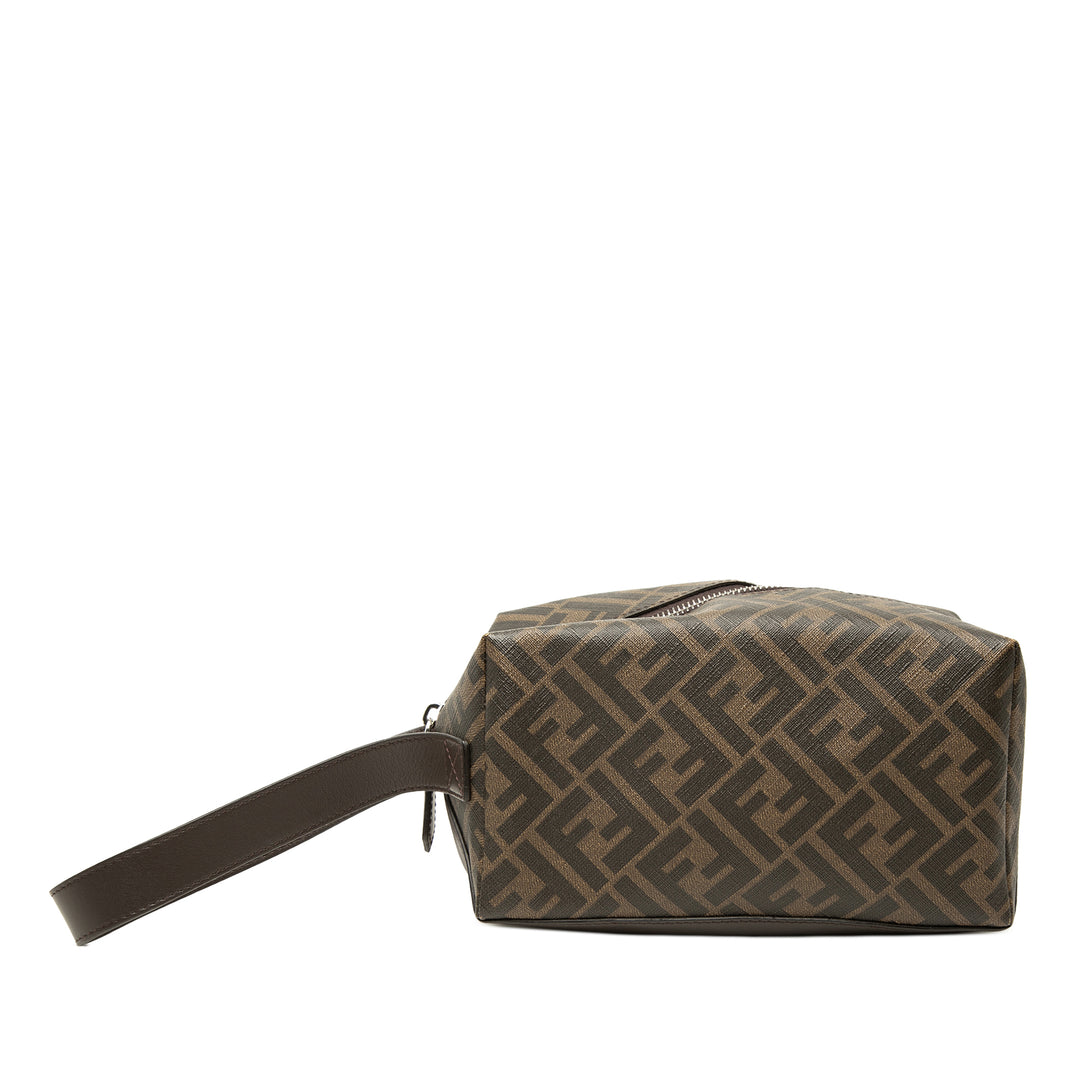 Fendi Étui Zucca Toiletry Marron – vue principale – GABY PARIS