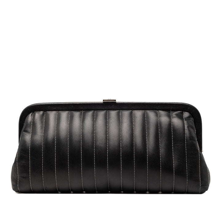 Chanel Matelassé Cuir d’agneau Mademoiselle Ligne Pochette
