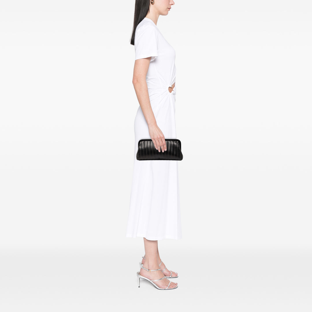 Chanel Matelassé Cuir d’agneau Mademoiselle Ligne Pochette