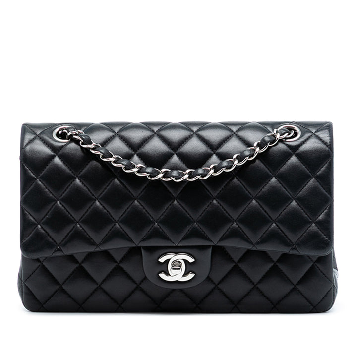 Chanel Medium Classic Cuir d’agneau Double rabat