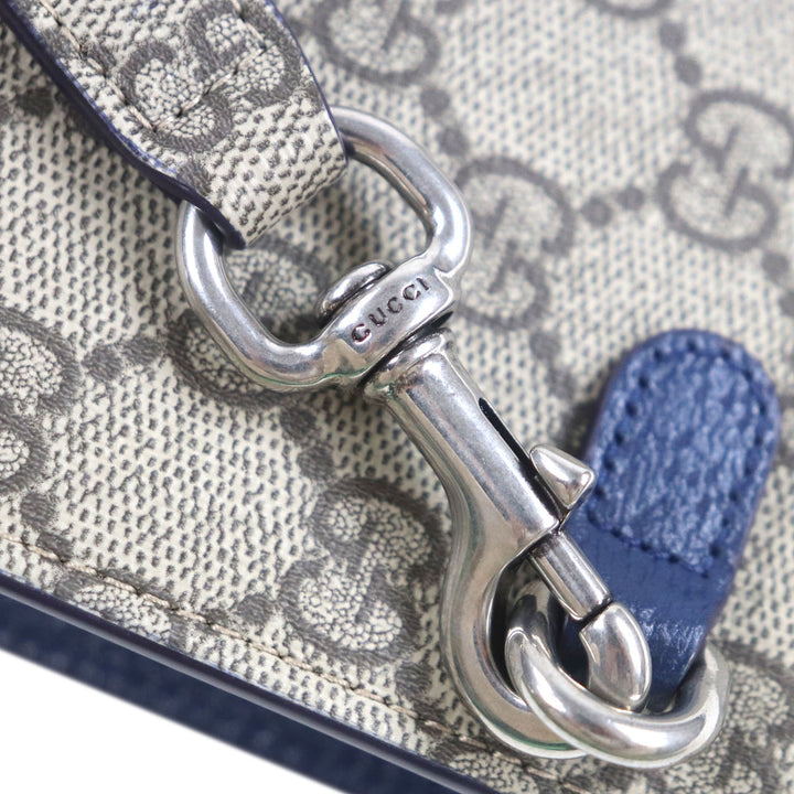 Bicolore Pochette Moyen GG Supreme Bleu