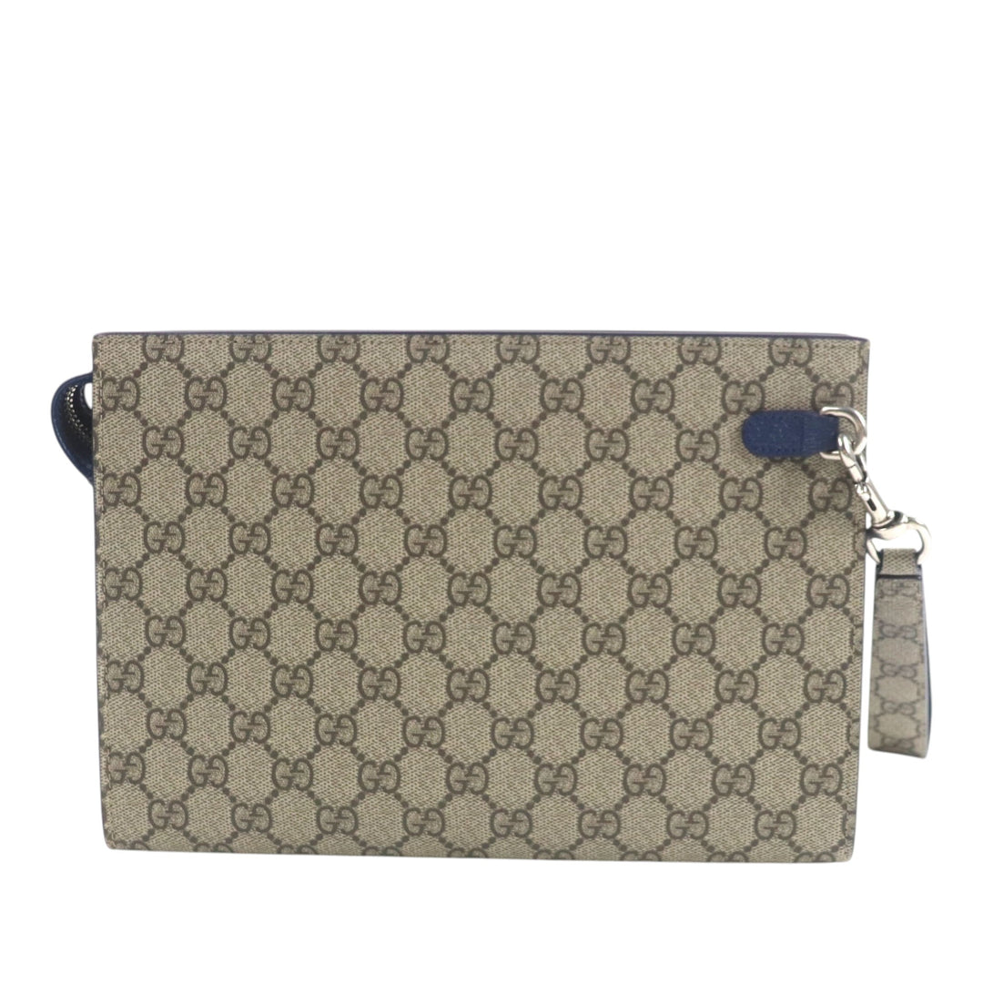 Bicolore Pochette Moyen GG Supreme Bleu