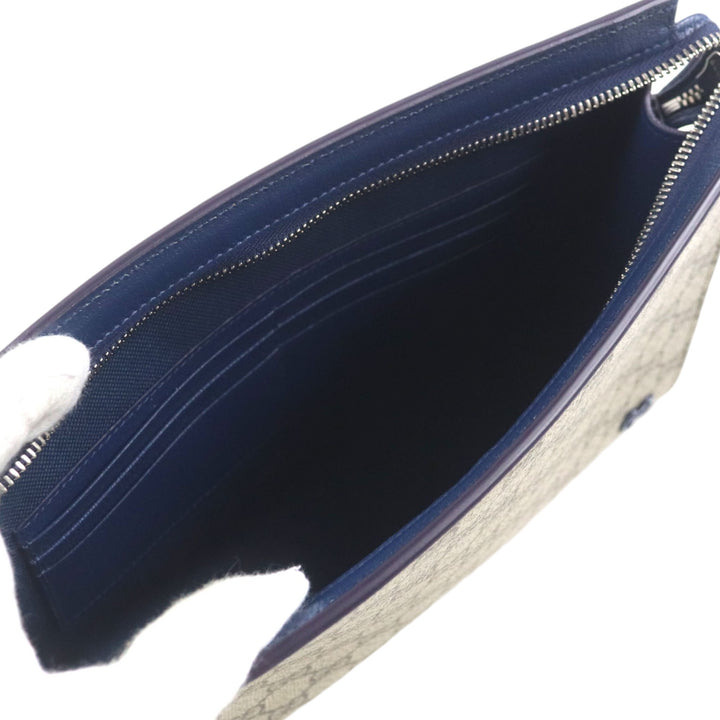 Bicolore Pochette Moyen GG Supreme Bleu