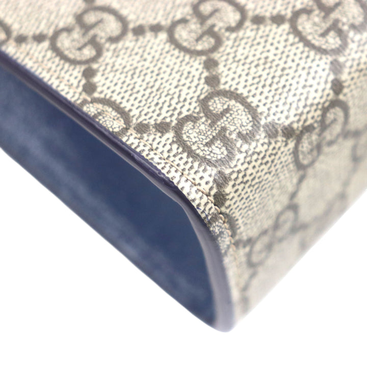 Bicolore Pochette Moyen GG Supreme Bleu