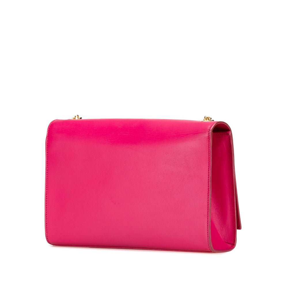 Medium Smooth Calfskin Classic Monogram Kate Tassel Crossbody Pink - Gaby Paris