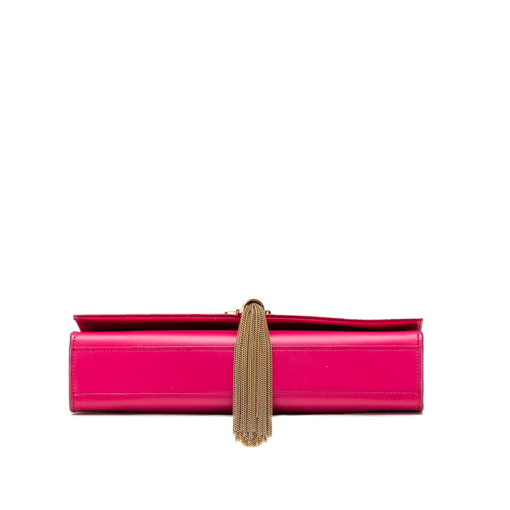 Medium Smooth Calfskin Classic Monogram Kate Tassel Crossbody Pink - Gaby Paris