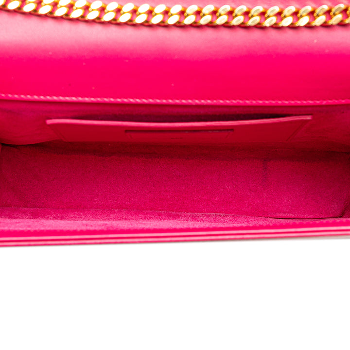 Medium Smooth Calfskin Classic Monogram Kate Tassel Crossbody Pink - Gaby Paris