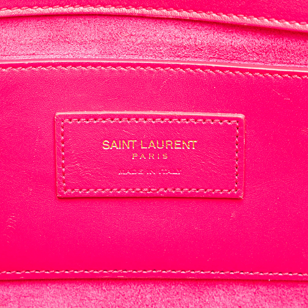 Medium Smooth Calfskin Classic Monogram Kate Tassel Crossbody Pink - Gaby Paris