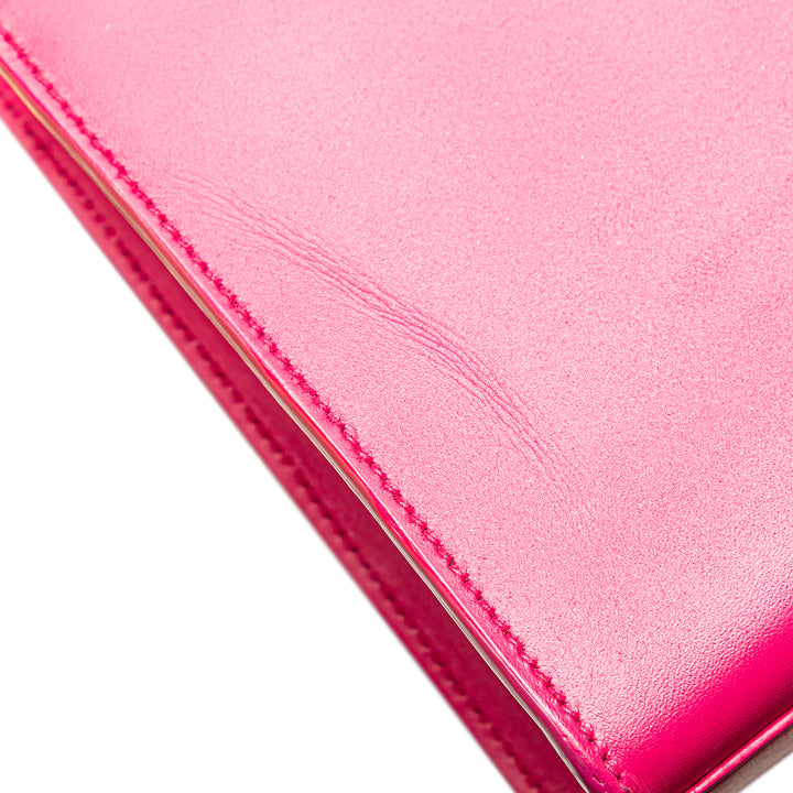 Medium Smooth Calfskin Classic Monogram Kate Tassel Crossbody Pink - Gaby Paris
