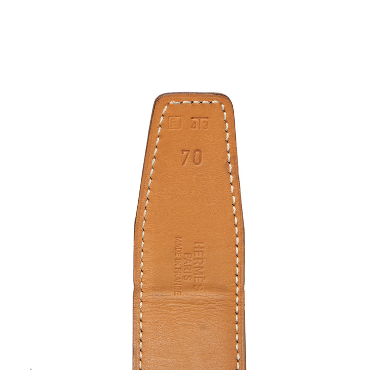 Hermès Box Veau Constance H Réversible Ceinture Cuir Box