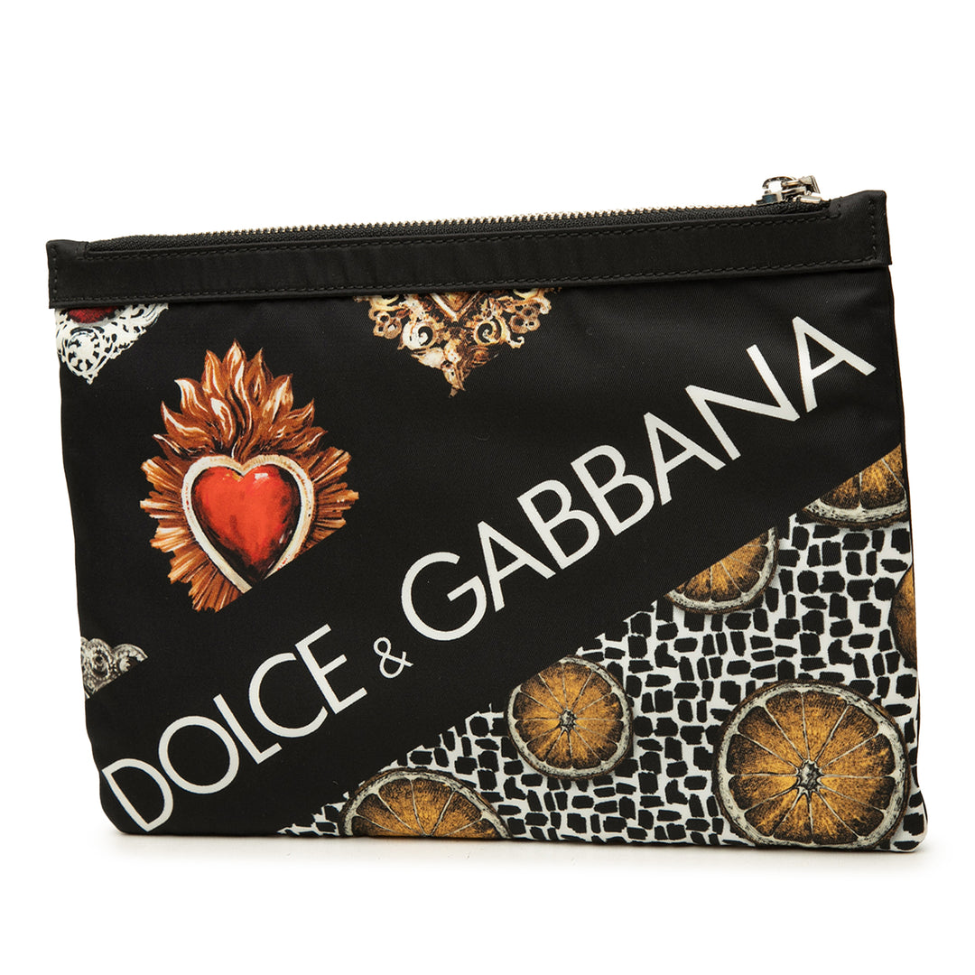 King of Hearts Playing Card Pochette Noir