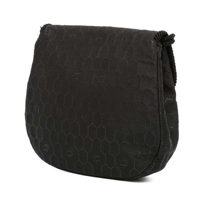 Dior Honeycomb Toile Sac porté croisé Noir