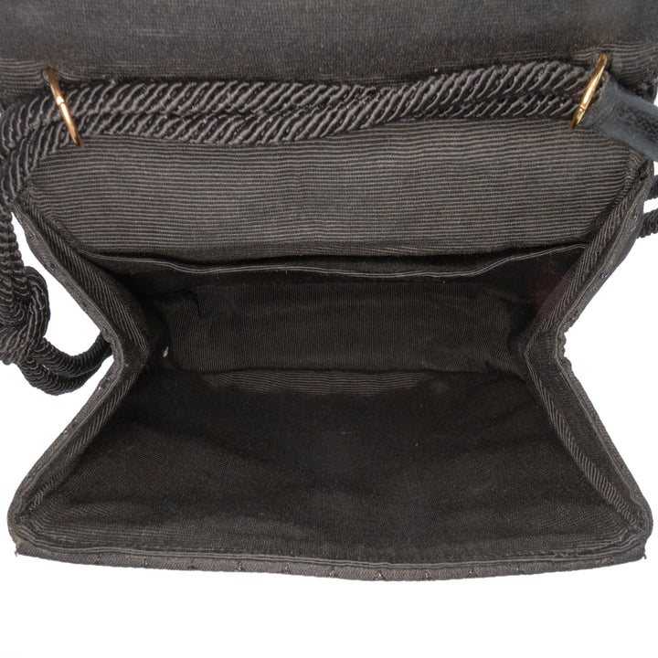 Dior Honeycomb Toile Sac porté croisé Noir
