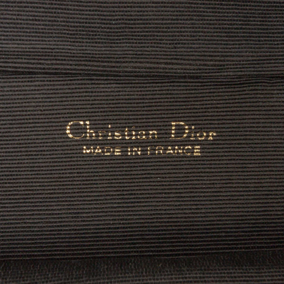 Dior Honeycomb Toile Sac porté croisé Noir