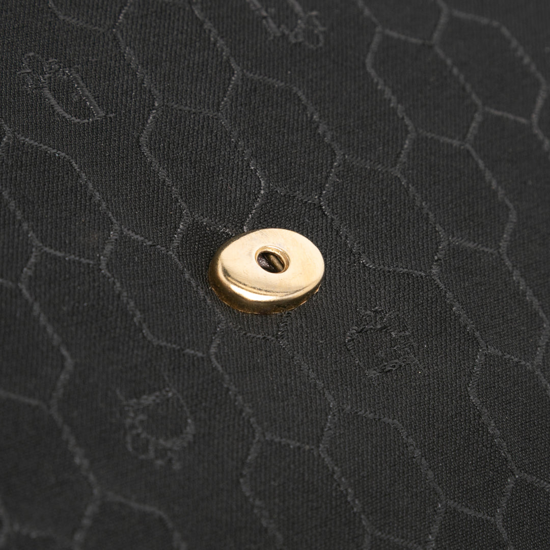 Dior Honeycomb Toile Sac porté croisé Noir
