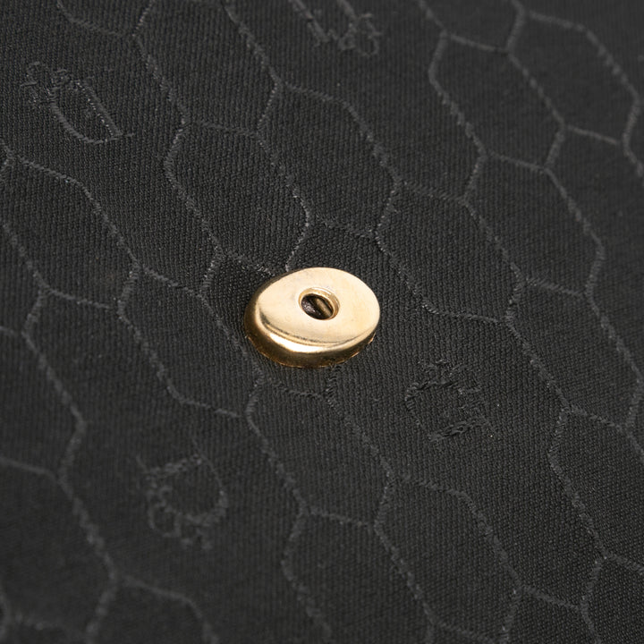 Dior Honeycomb Toile Sac porté croisé Noir