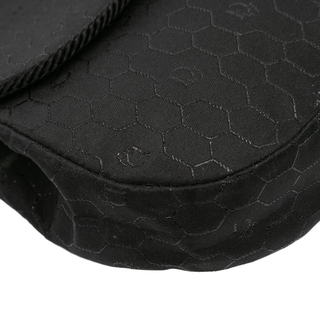 Dior Honeycomb Toile Sac porté croisé Noir