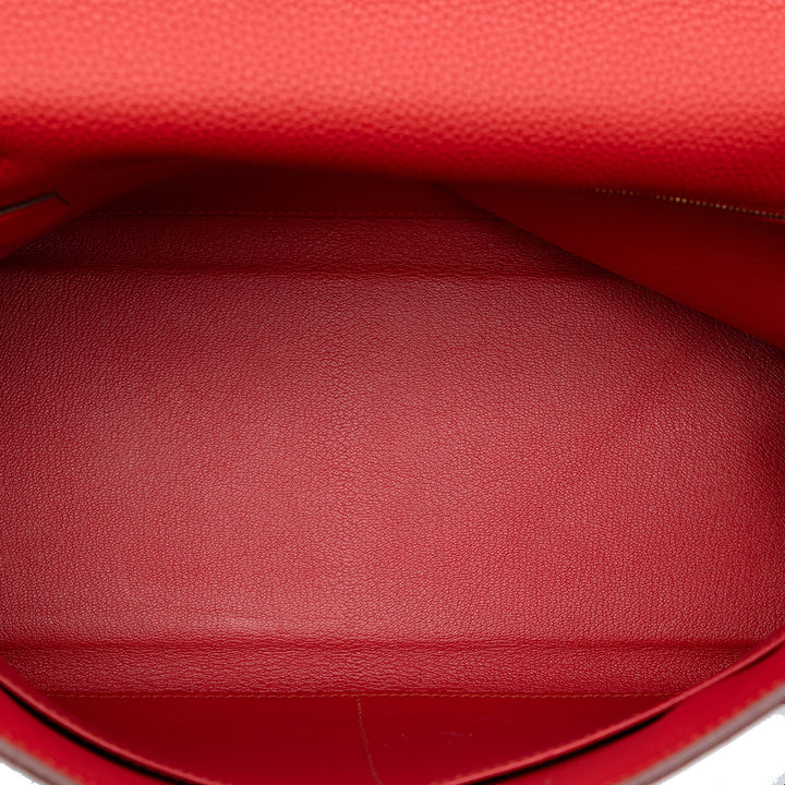 Hermès Togo Kelly II Retourne 32 Rouge