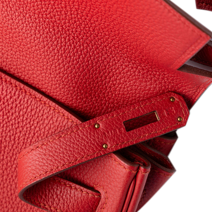 Hermès Togo Kelly II Retourne 32 Rouge