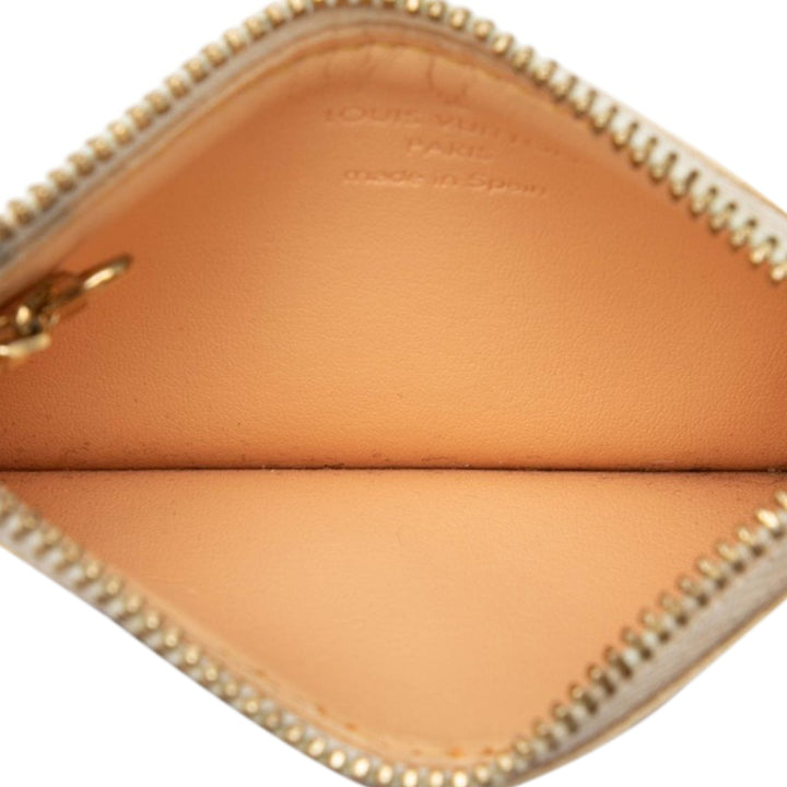 Pochette Cles Monogram Multicolore Blanc