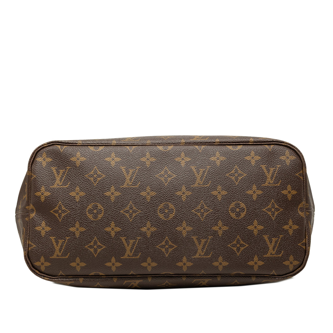 Louis Vuitton Ikat Neverfull MM Monogram Bleu – vue 3 – GABY PARIS