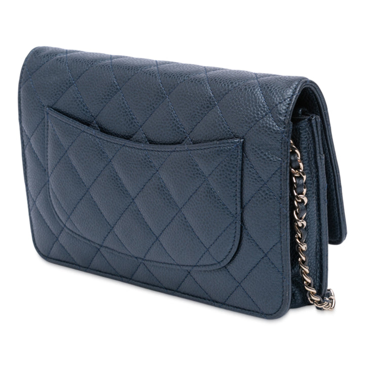 Chanel CC Matelassé Iridescent Caviar Wallet on Chain – GABY PARIS Authentique