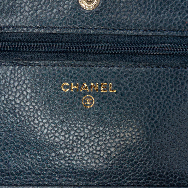 Chanel CC Matelassé Iridescent Caviar Wallet on Chain – GABY PARIS Authentique