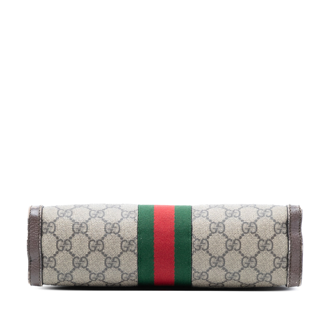 Gucci Small GG Supreme Web Ophidia Chain Sac porté croisé
