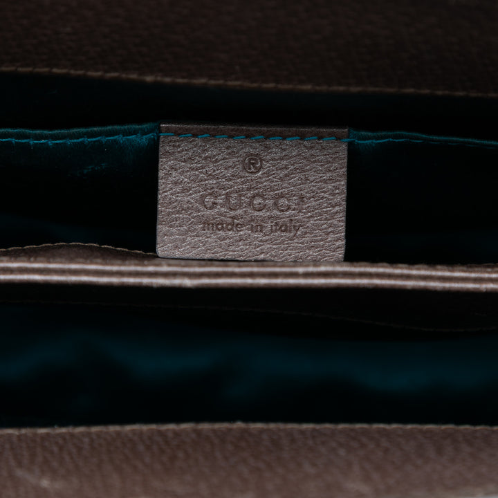Gucci Small GG Supreme Web Ophidia Chain Sac porté croisé