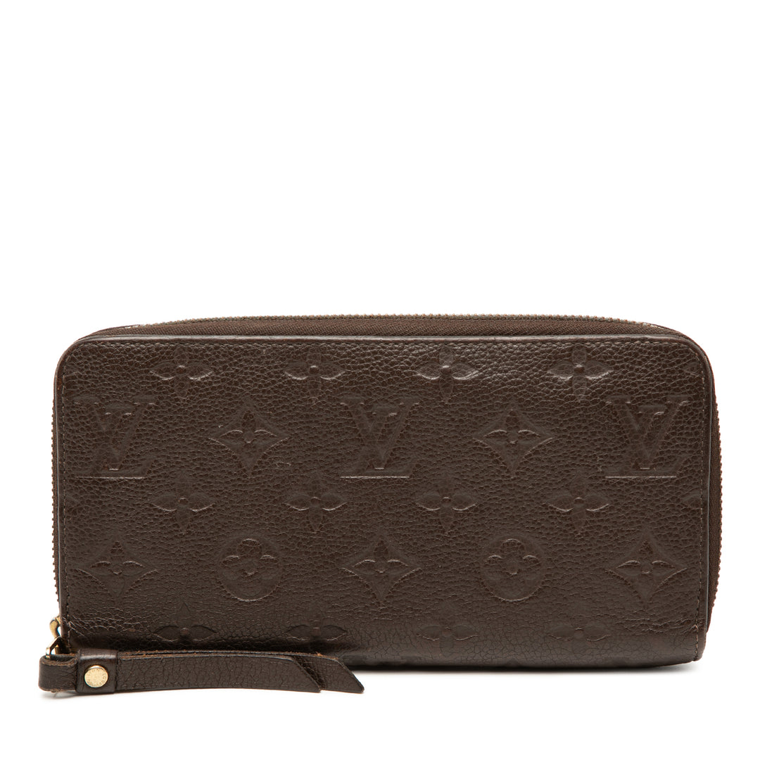 Louis Vuitton Monogram Empreinte Zippy Portefeuille