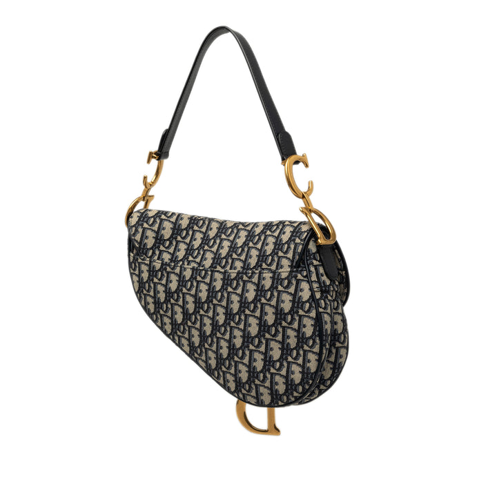 Saddle Sac Oblique Bleu