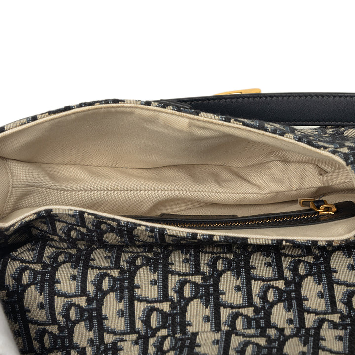 Saddle Sac Oblique Bleu
