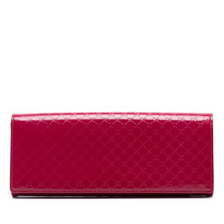 Gucci Microguccissima Cuir verni Broadway Pochette