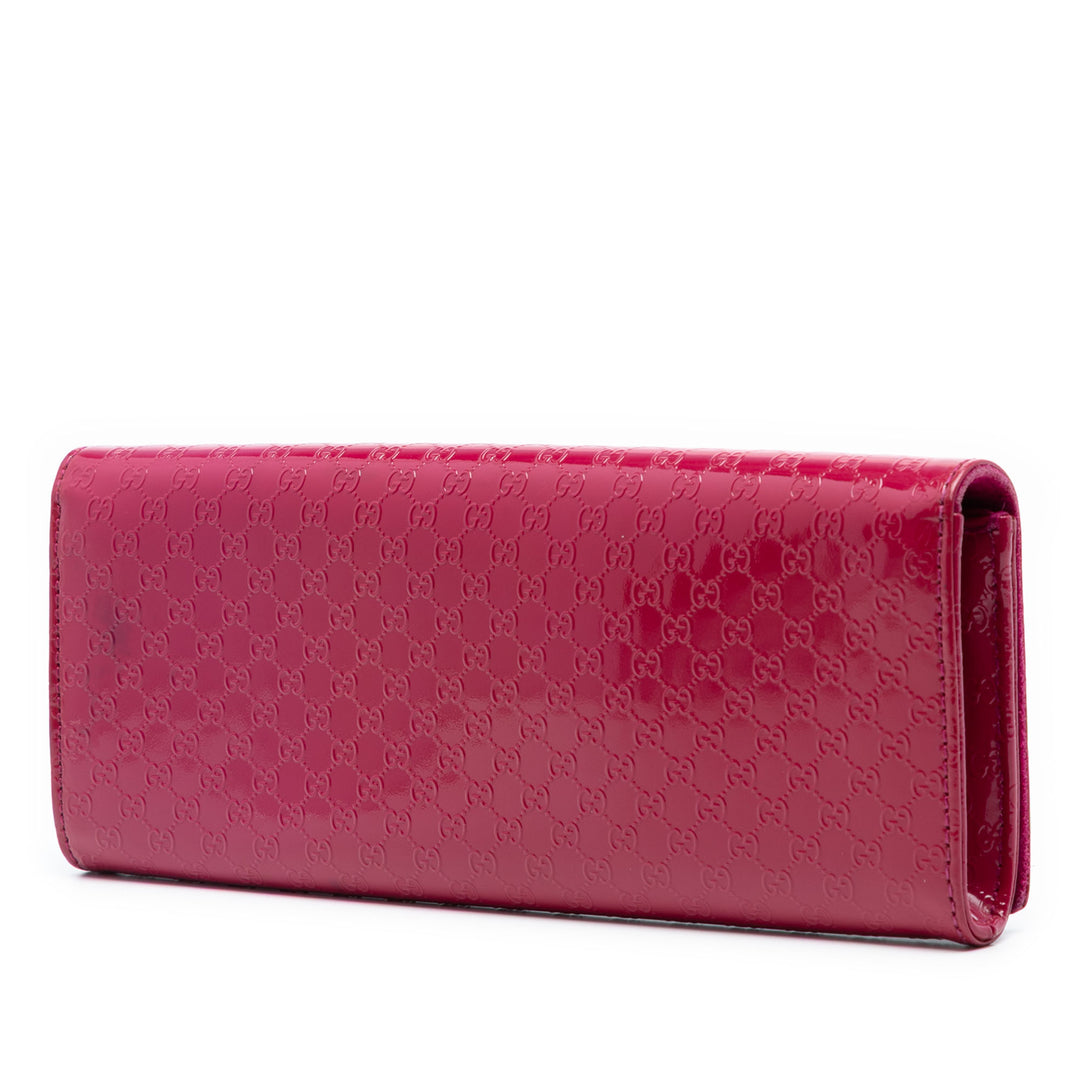 Gucci Microguccissima Cuir verni Broadway Pochette