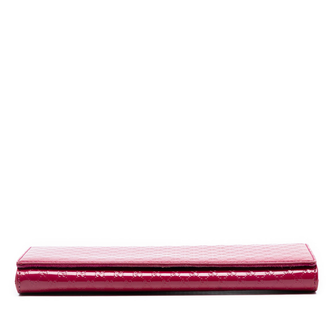 Gucci Microguccissima Cuir verni Broadway Pochette
