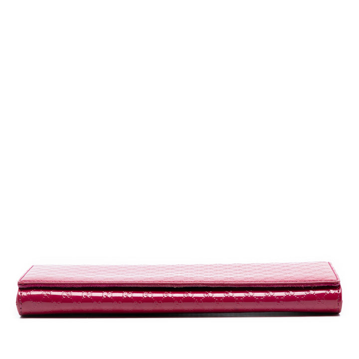 Gucci Microguccissima Cuir verni Broadway Pochette