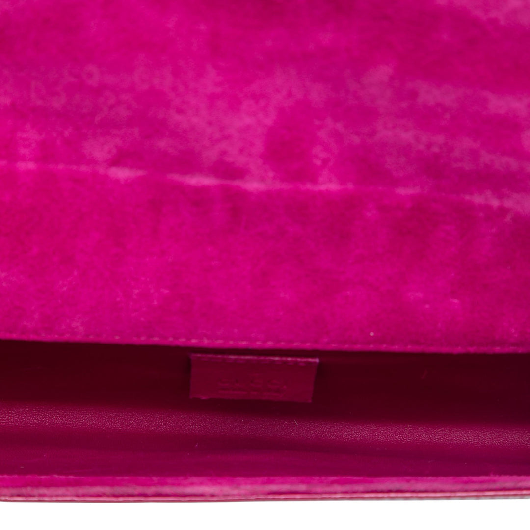 Gucci Microguccissima Cuir verni Broadway Pochette