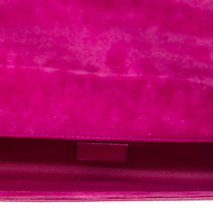 Gucci Microguccissima Cuir verni Broadway Pochette