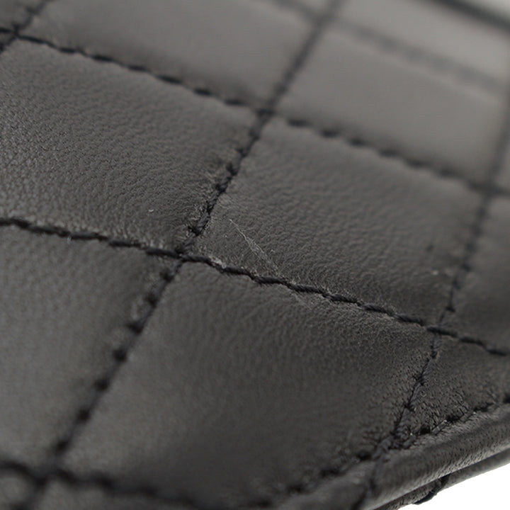Saint Laurent Matelasse Gaby Double rabat Chaîne Pochette Cuir d'agneau