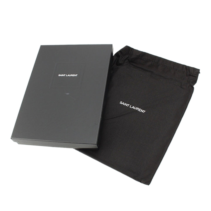 Saint Laurent Matelasse Gaby Double rabat Chaîne Pochette Cuir d'agneau