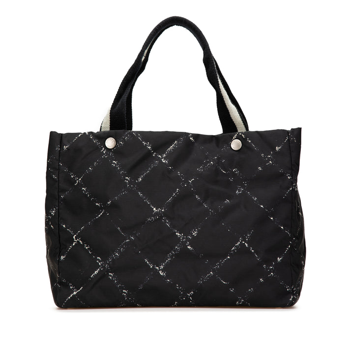 Old Travel Line Nylon Tote Black - Gaby Paris