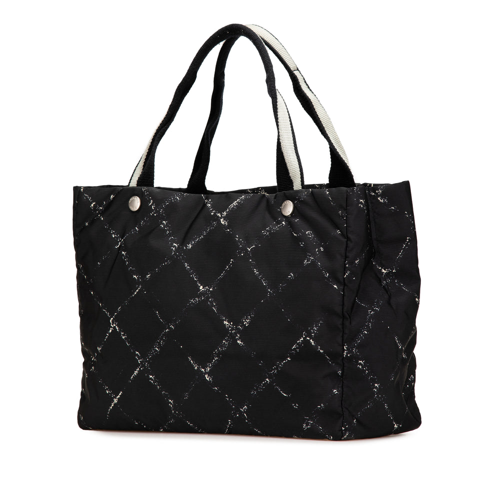 Old Travel Line Nylon Tote Black - Gaby Paris