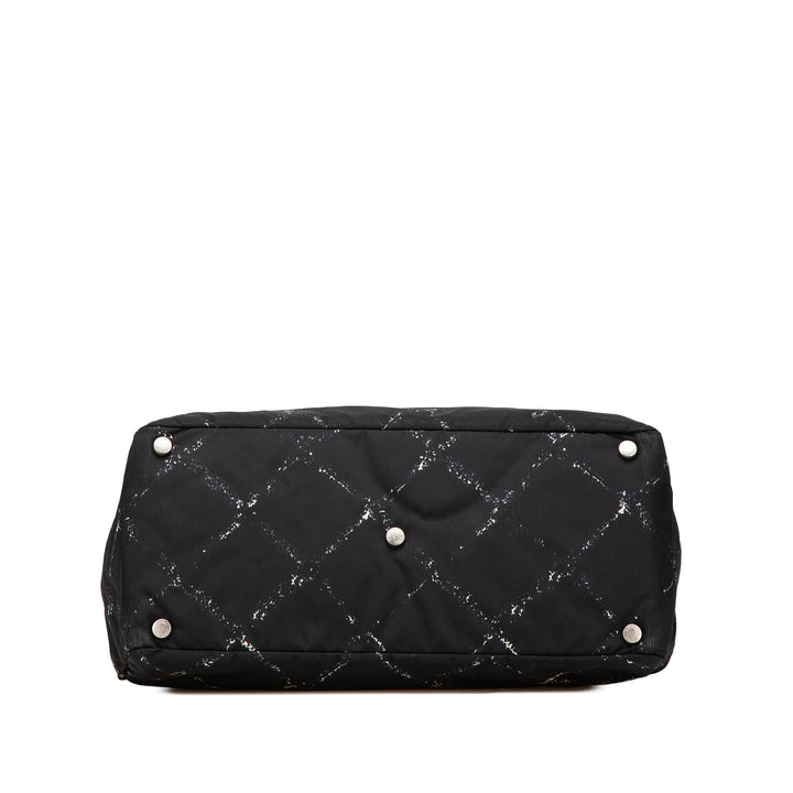 Old Travel Line Nylon Tote Black - Gaby Paris