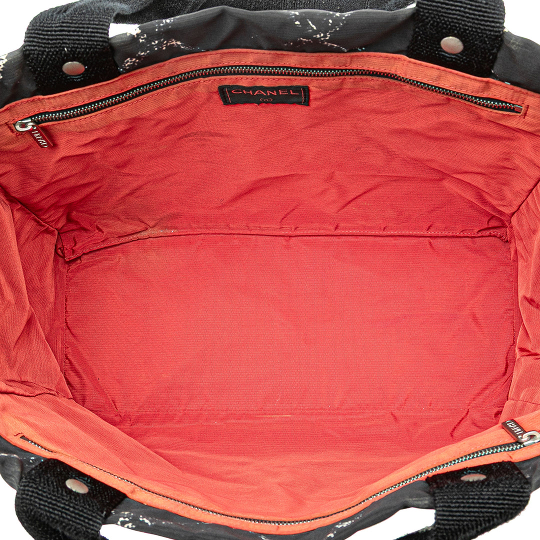Old Travel Line Nylon Tote Black - Gaby Paris