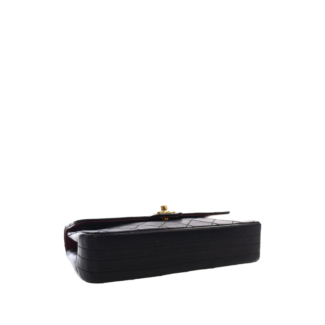 Chanel Circle CC Rabat simple Mini Cuir d'agneau Noir – vue 11 – GABY PARIS
