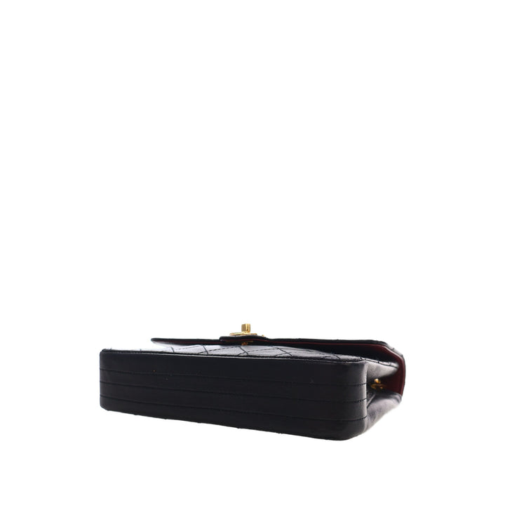 Chanel Circle CC Rabat simple Mini Cuir d'agneau Noir – vue 12 – GABY PARIS
