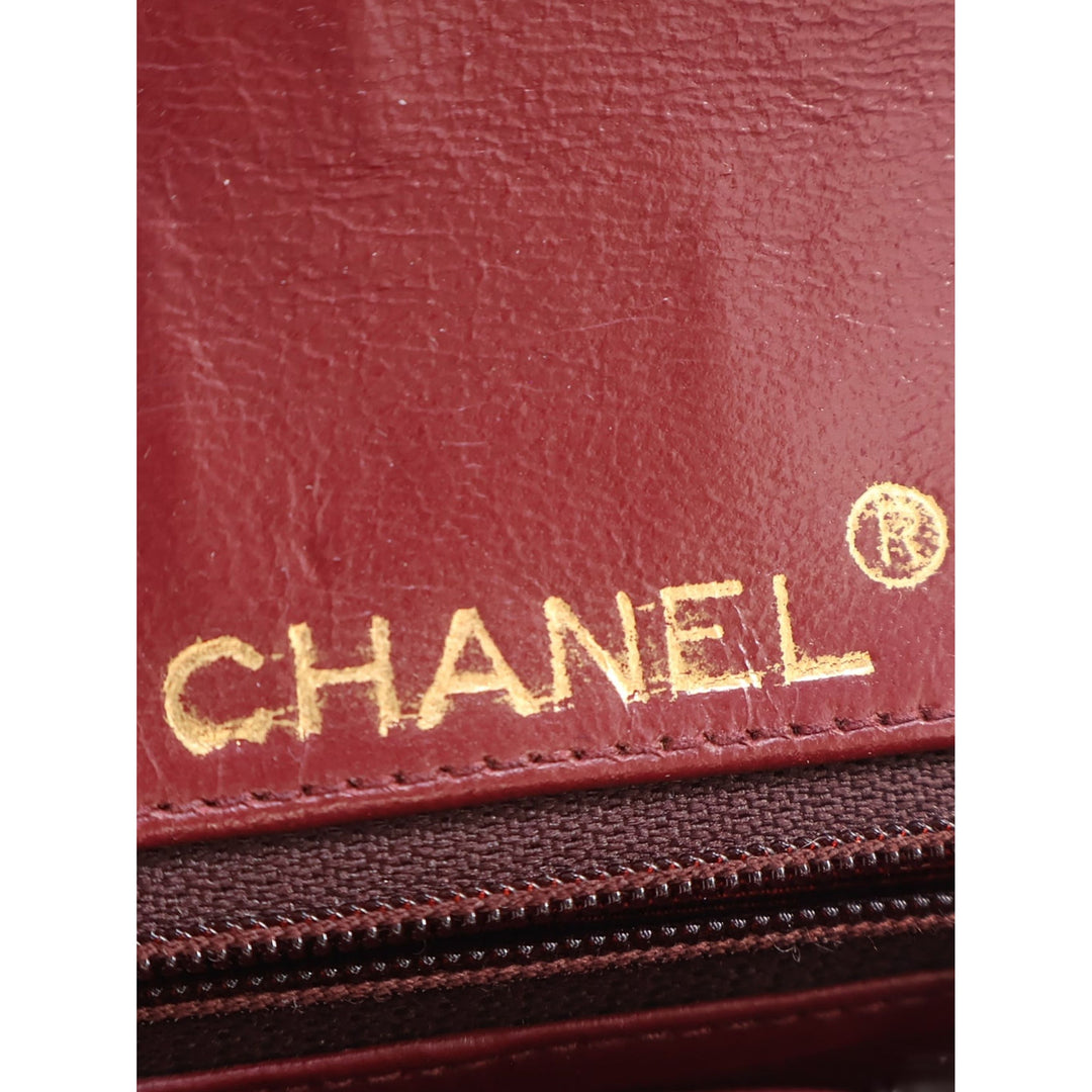 Chanel Circle CC Rabat simple Mini Cuir d'agneau Noir – vue 5 – GABY PARIS