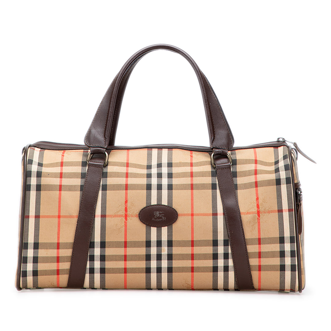 Burberry Haymarket Check Toile Sac de voyage