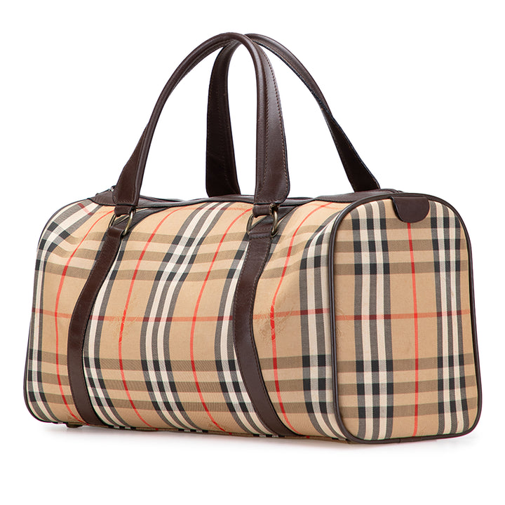 Burberry Haymarket Check Toile Sac de voyage