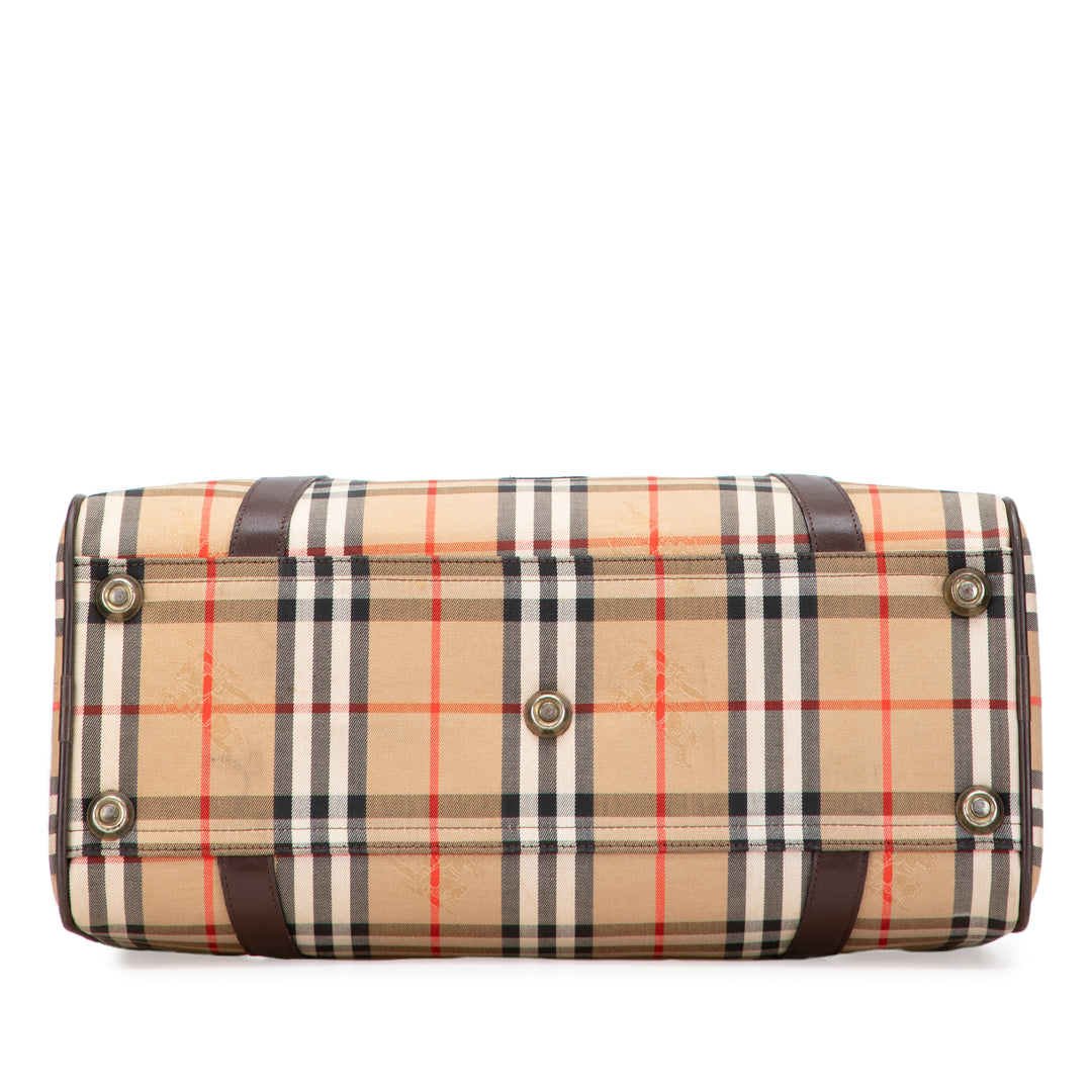 Burberry Haymarket Check Toile Sac de voyage